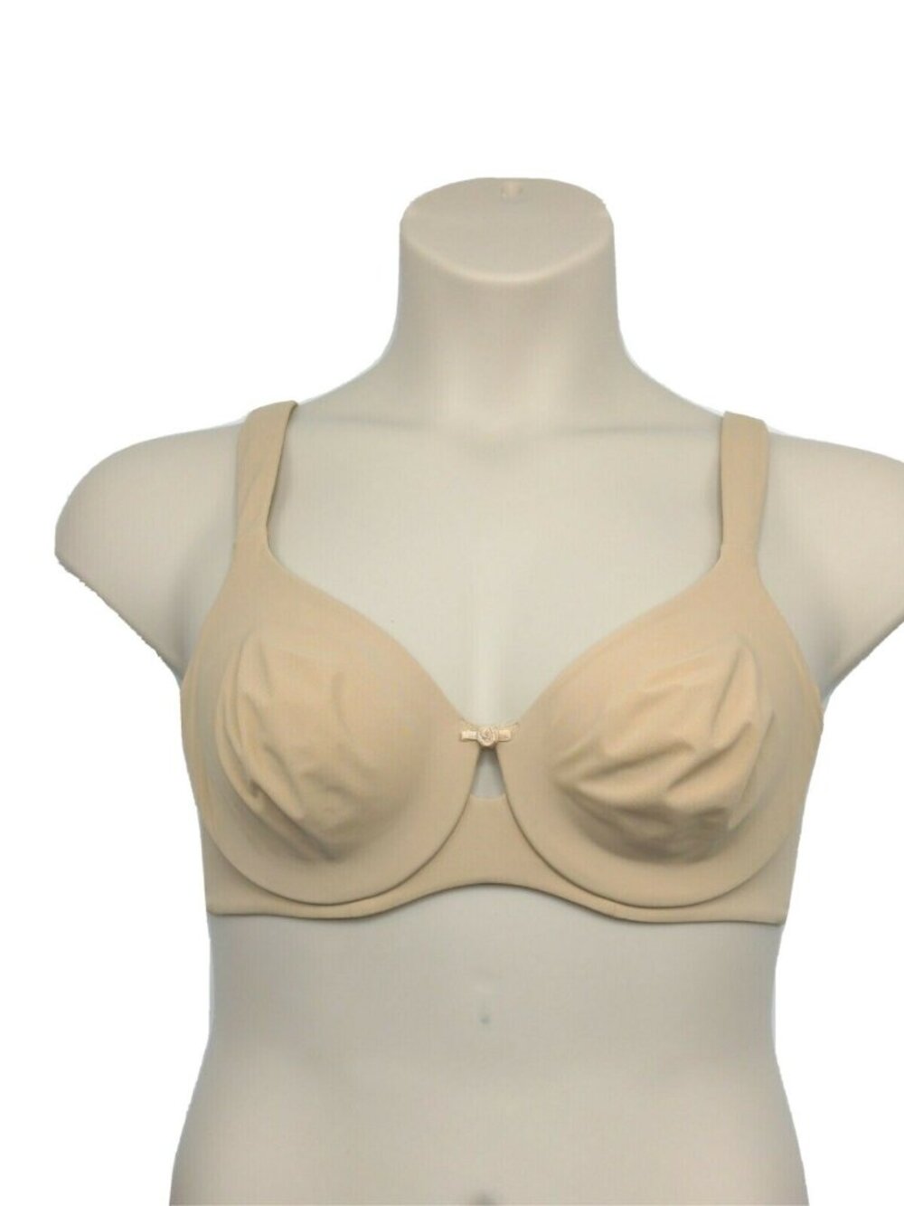 Lane Bryant Cacique Bra Unlined Smooth Full Coverage Soft Cup U/W 38C Tan